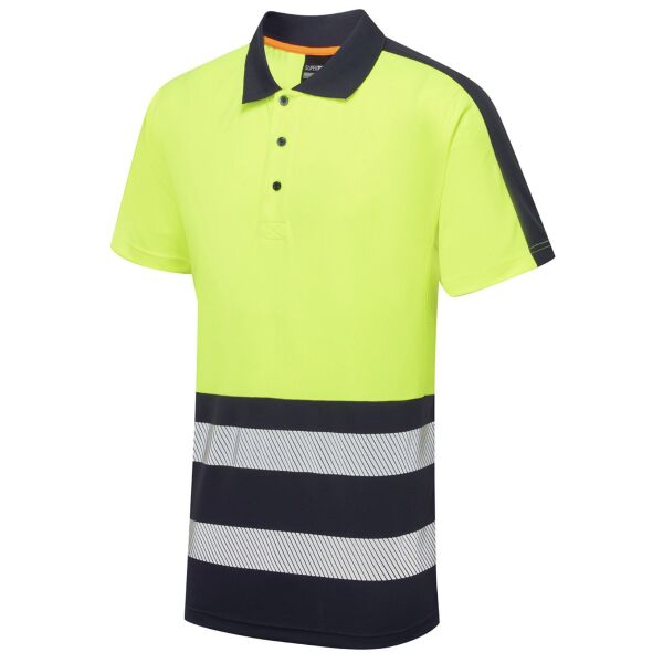 CL Hi-Vis Eco Coolair 2 Tone Poloshirt Thumbnail